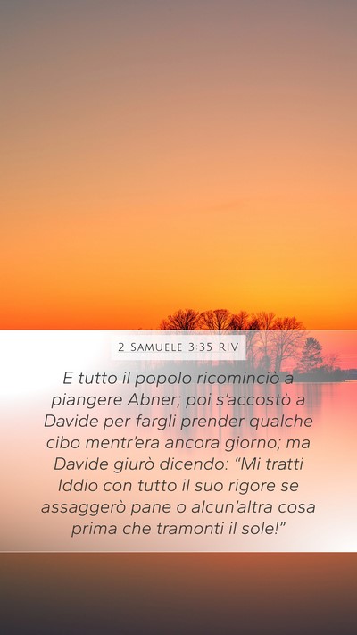 2 Samuele 3:35 RIV Bible Verse Image