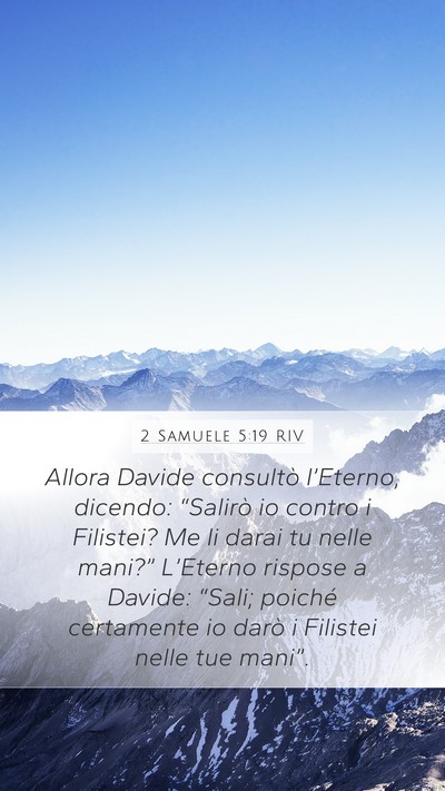 2 Samuele 5:19 RIV Bible Verse Image