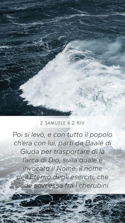 2 Samuele 6:2 RIV Bible Verse Image