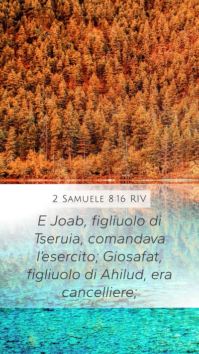 2 Samuele 8:16 RIV Bible Verse Image