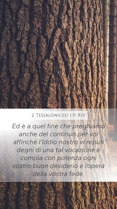 2 Tessalonicesi 1:11 RIV Bible Verse Image