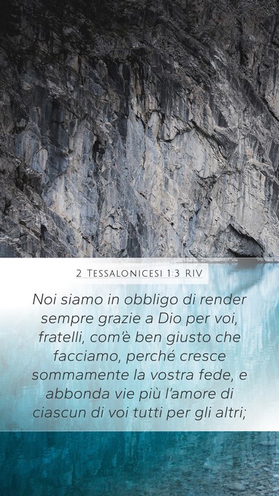 2 Tessalonicesi 1:3 RIV Bible Verse Image