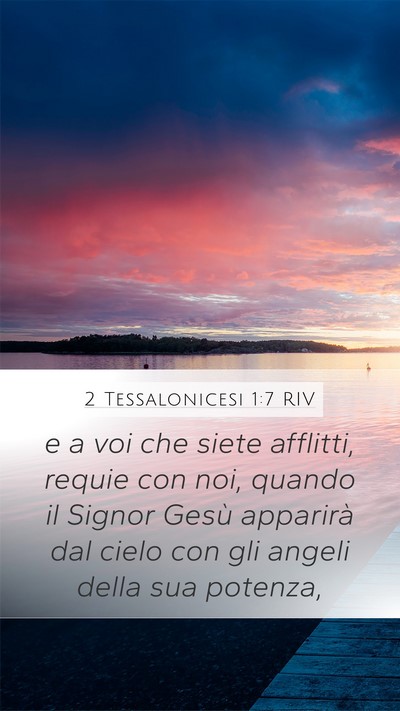 2 Tessalonicesi 1:7 RIV Bible Verse Image