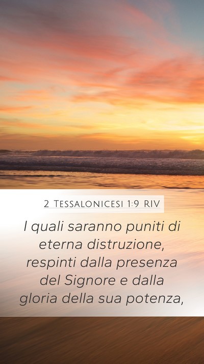 2 Tessalonicesi 1:9 RIV Bible Verse Image