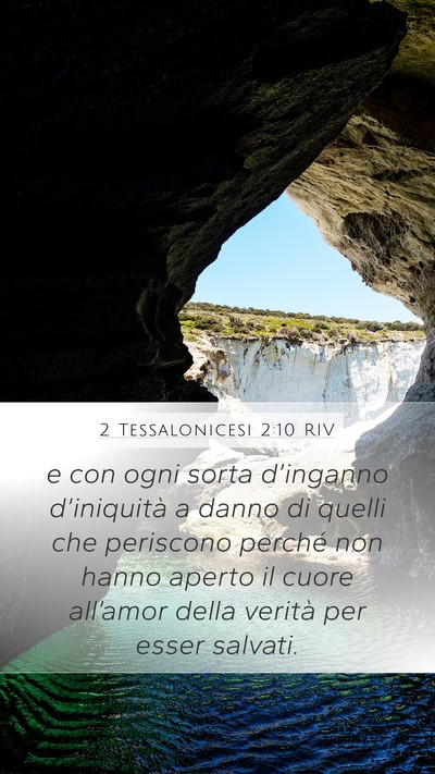 2 Tessalonicesi 2:10 RIV Bible Verse Image
