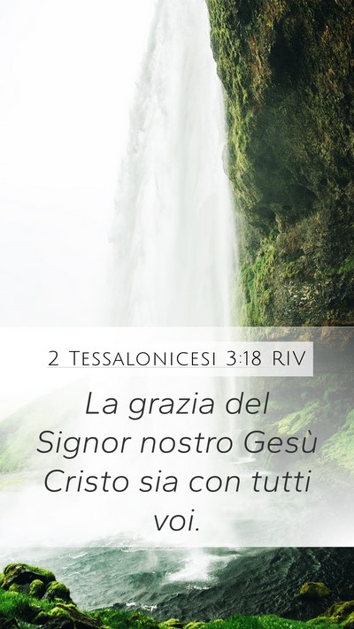 2 Tessalonicesi 3:18 RIV Bible Verse Image