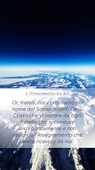 2 Tessalonicesi 3:6 RIV Bible Verse Image