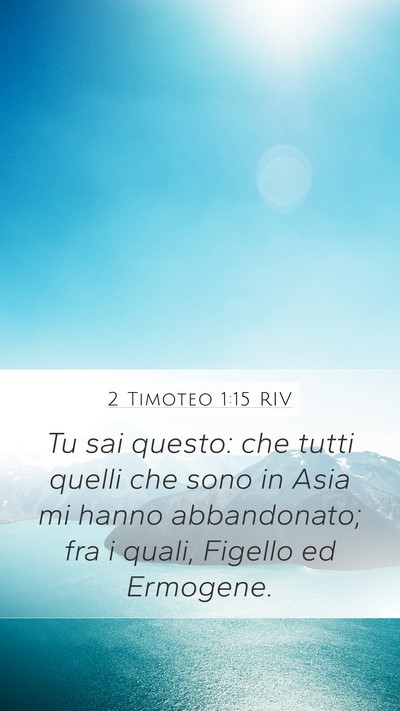 2 Timoteo 1:15 RIV Bible Verse Image