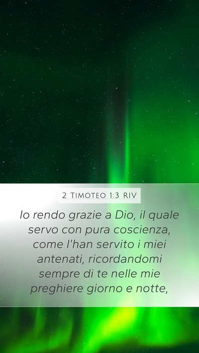 2 Timoteo 1:3 RIV Bible Verse Image