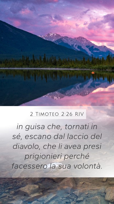 2 Timoteo 2:26 RIV Bible Verse Image