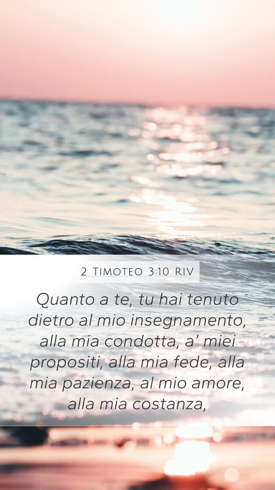 2 Timoteo 3:10 RIV Bible Verse Image
