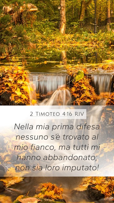 2 Timoteo 4:16 RIV Bible Verse Image