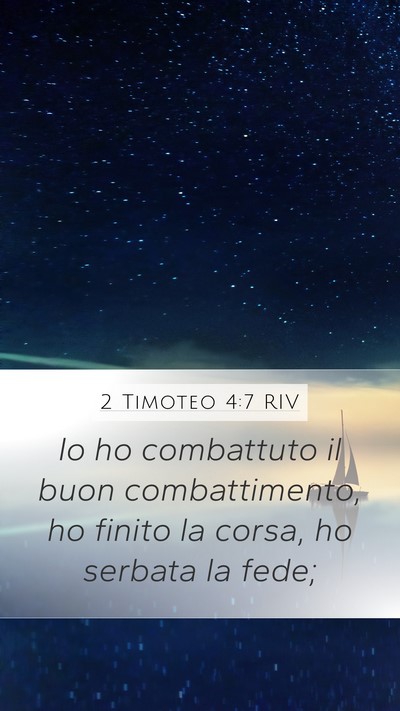 2 Timoteo 4:7 RIV Bible Verse Image