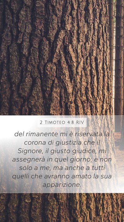 2 Timoteo 4:8 RIV Bible Verse Image