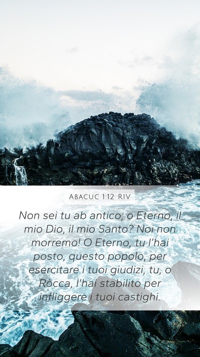 Abacuc 1:12 RIV Bible Verse Image