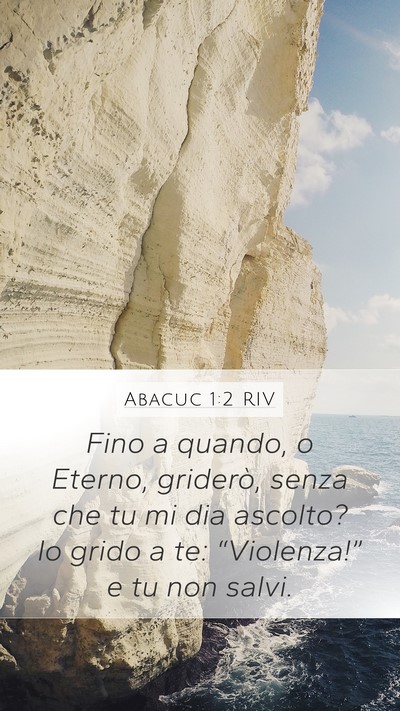 Abacuc 1:2 RIV Bible Verse Image