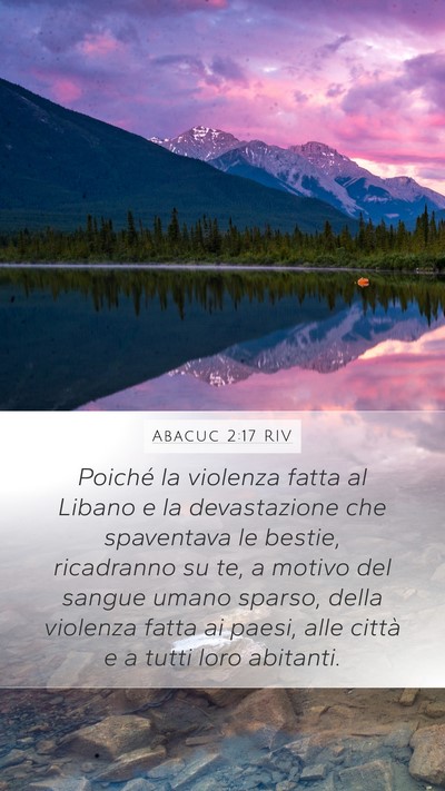 Abacuc 2:17 RIV Bible Verse Image