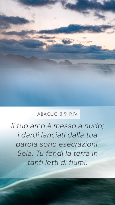 Abacuc 3:9 RIV Bible Verse Image