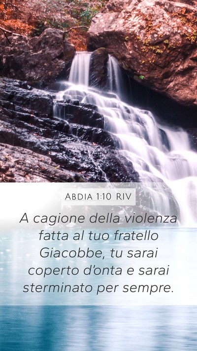 Abdia 1:10 RIV Bible Verse Image