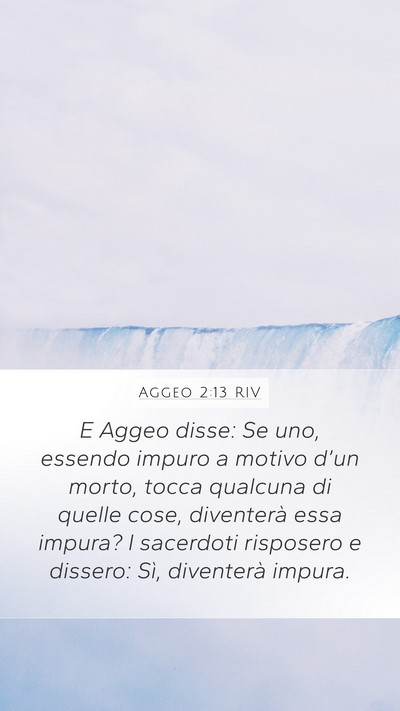 Aggeo 2:13 RIV Bible Verse Image