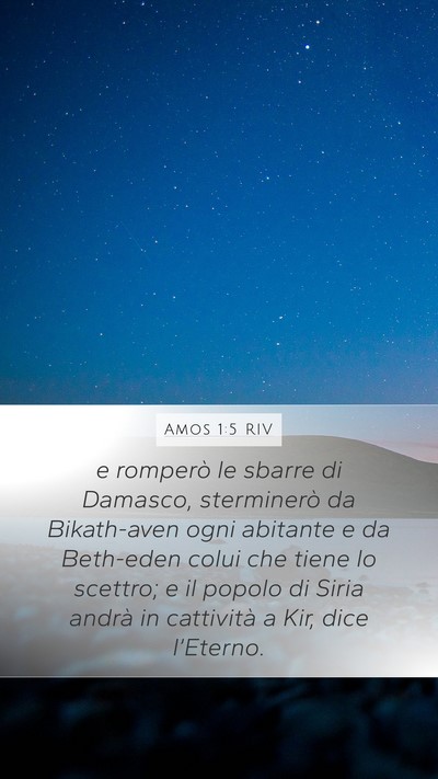Amos 1:5 RIV Bible Verse Image