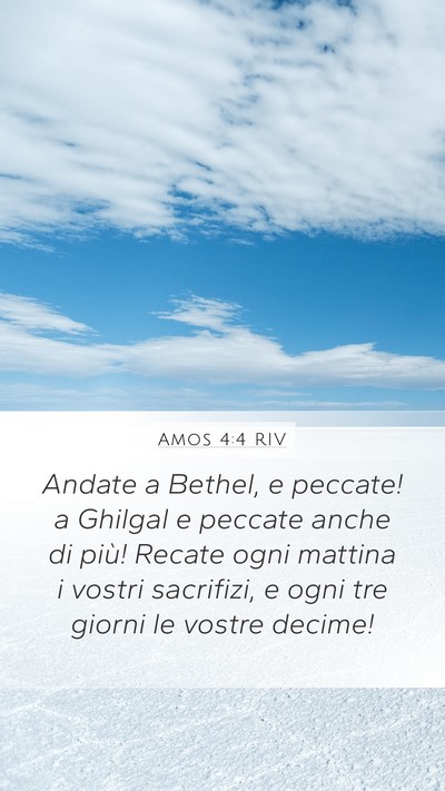 Amos 4:4 RIV Bible Verse Image