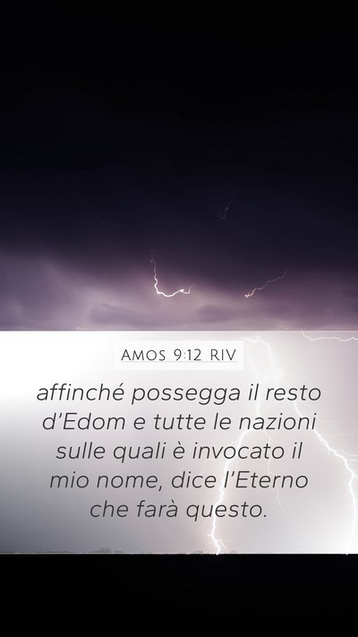 Amos 9:12 RIV Bible Verse Image