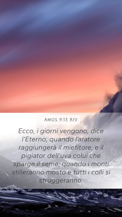 Amos 9:13 RIV Bible Verse Image