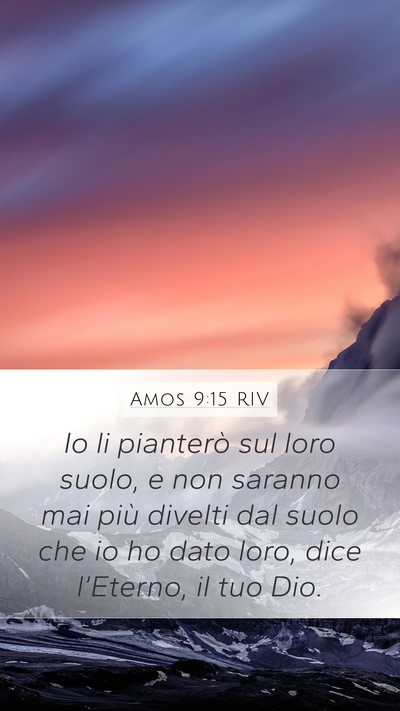 Amos 9:15 RIV Bible Verse Image