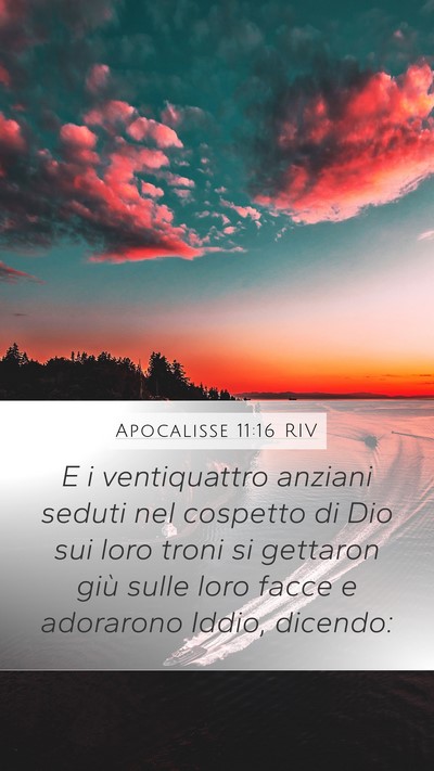 Apocalisse 11:16 RIV Bible Verse Image