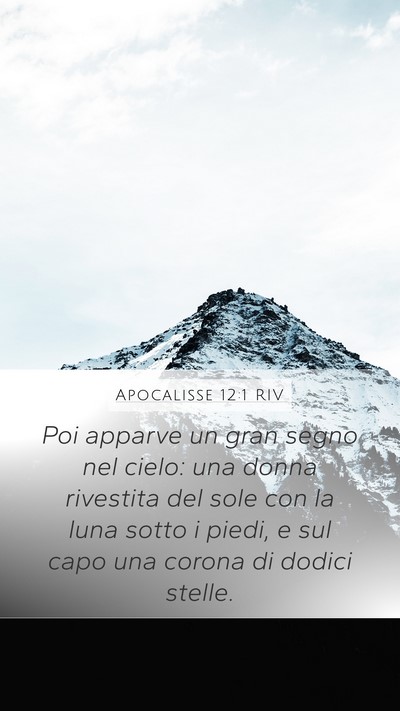 Apocalisse 12:1 RIV Bible Verse Image