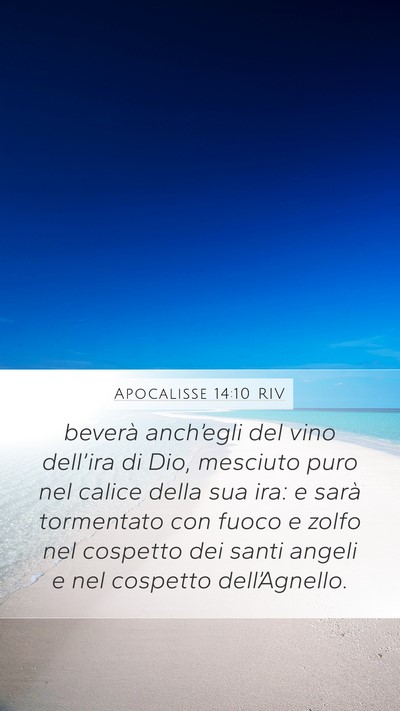 Apocalisse 14:10 RIV Bible Verse Image