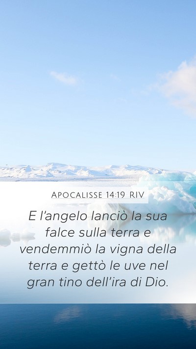 Apocalisse 14:19 RIV Bible Verse Image