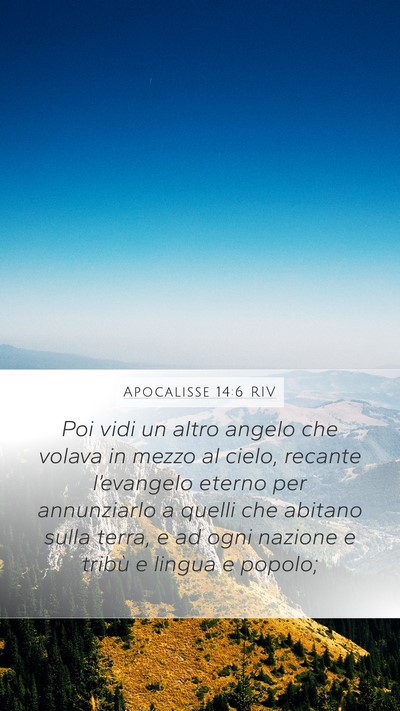 Apocalisse 14:6 RIV Bible Verse Image