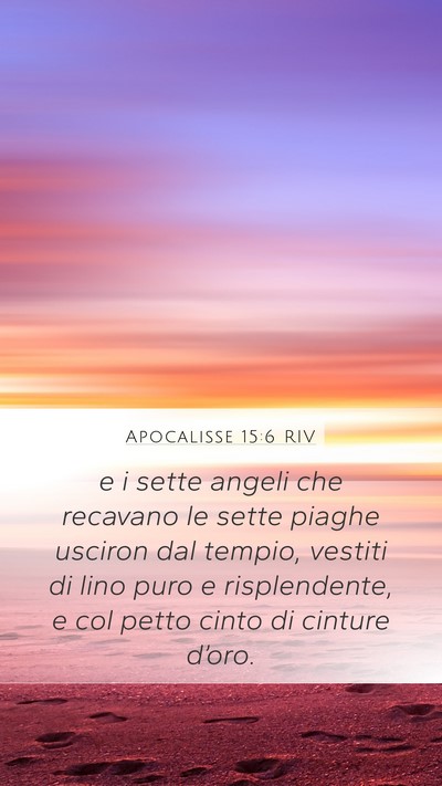 Apocalisse 15:6 RIV Bible Verse Image