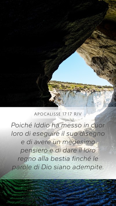 Apocalisse 17:17 RIV Bible Verse Image