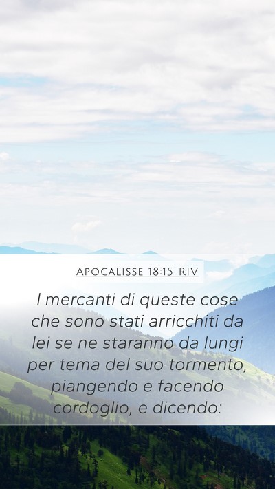 Apocalisse 18:15 RIV Bible Verse Image