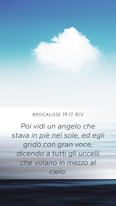 Apocalisse 19:17 RIV Bible Verse Image