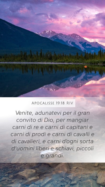 Apocalisse 19:18 RIV Bible Verse Image