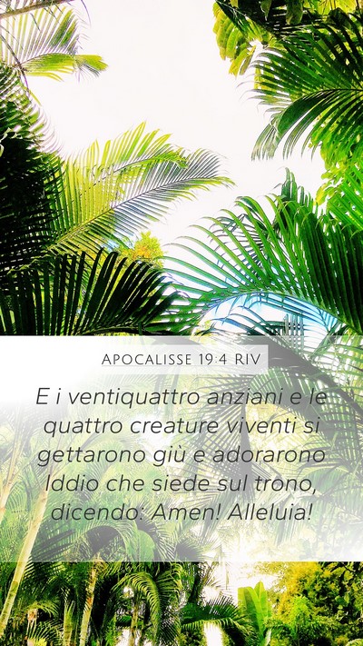 Apocalisse 19:4 RIV Bible Verse Image