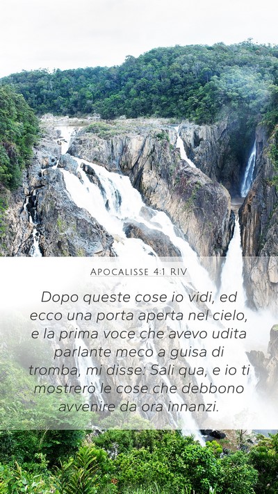 Apocalisse 4:1 RIV Bible Verse Image