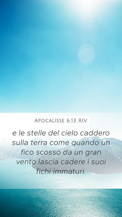 Apocalisse 6:13 RIV Bible Verse Image
