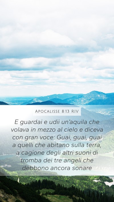 Apocalisse 8:13 RIV Bible Verse Image