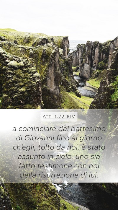 Atti 1:22 RIV Bible Verse Image
