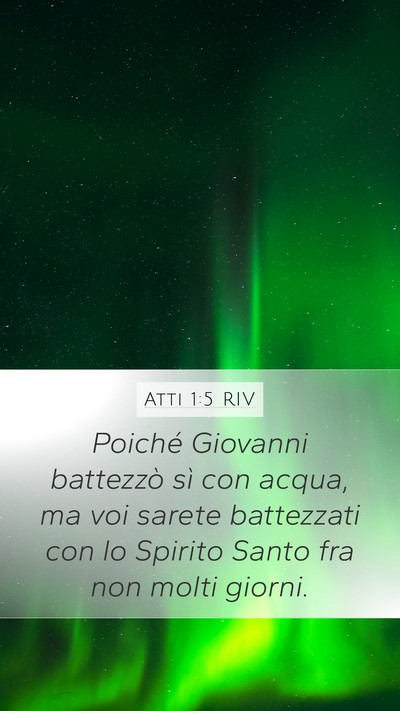 Atti 1:5 RIV Bible Verse Image