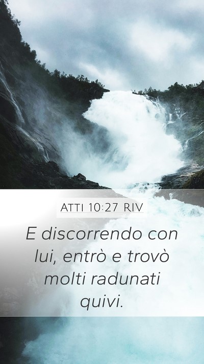 Atti 10:27 RIV Bible Verse Image