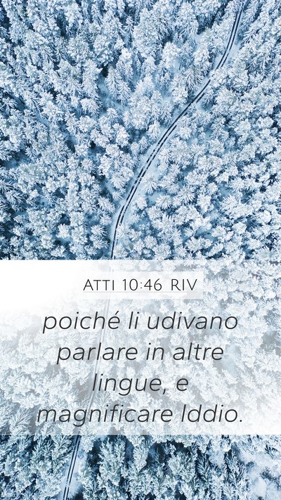 Atti 10:46 RIV Bible Verse Image