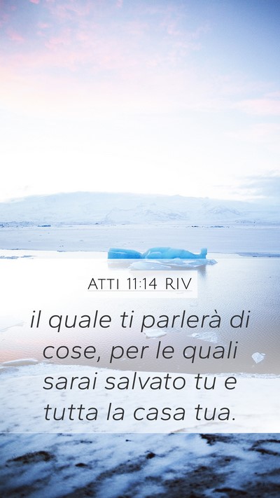 Atti 11:14 RIV Bible Verse Image