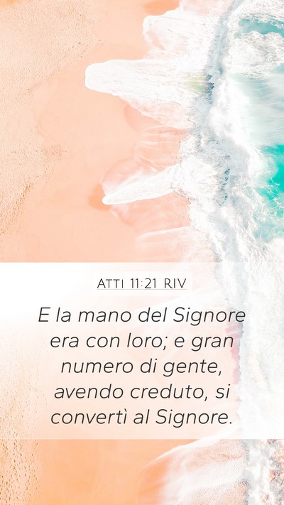 Atti 11:21 RIV Bible Verse Image