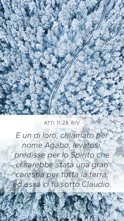 Atti 11:28 RIV Bible Verse Image